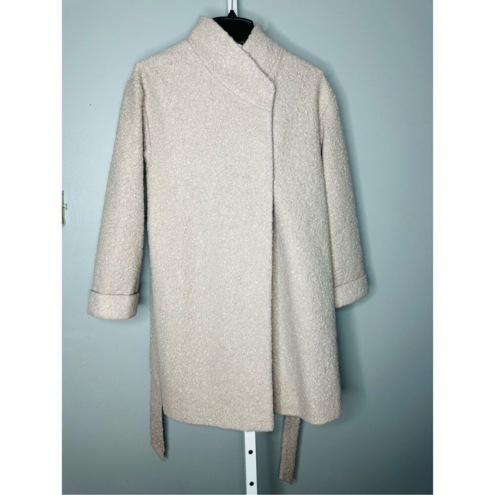 ASOS NWT Petite Boucle Oversized Coat in Blush Women's Size 6